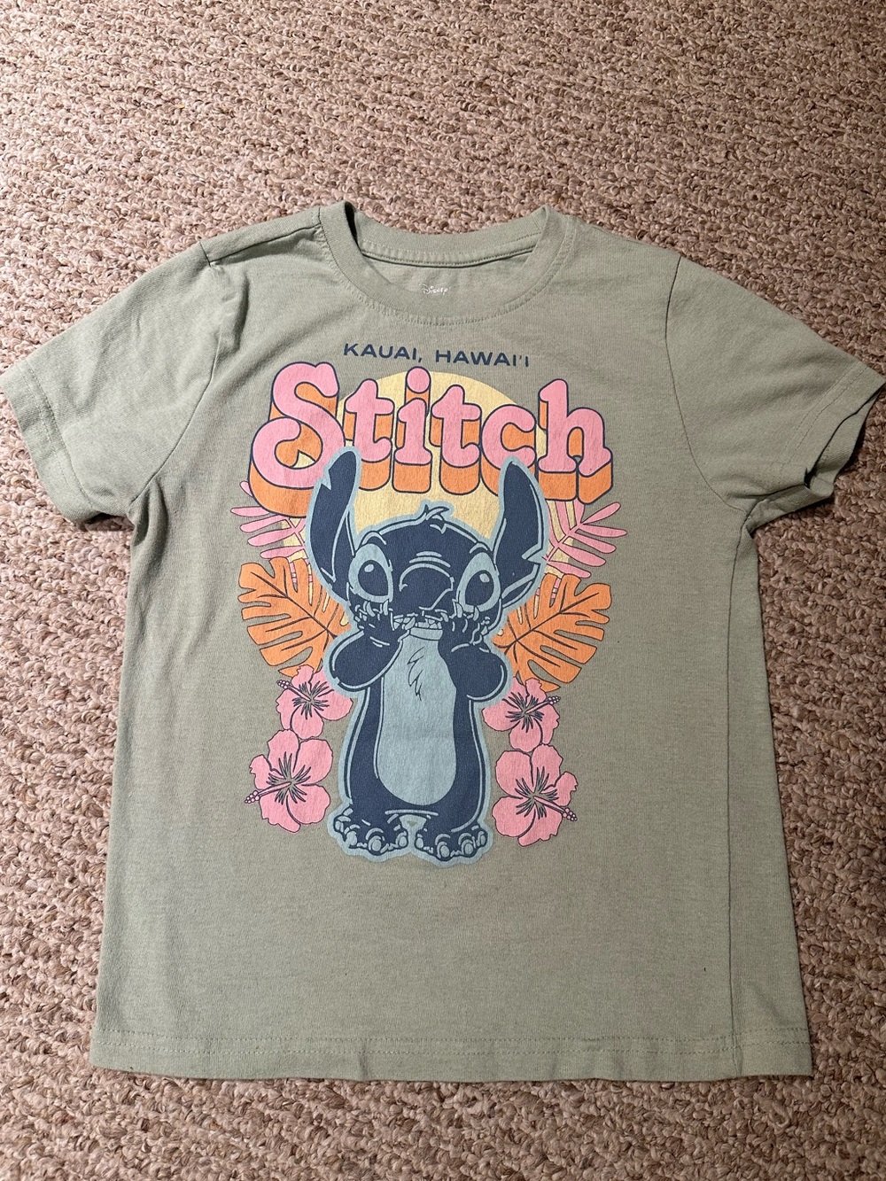 Disney Stitch Graphic Cropped Tee